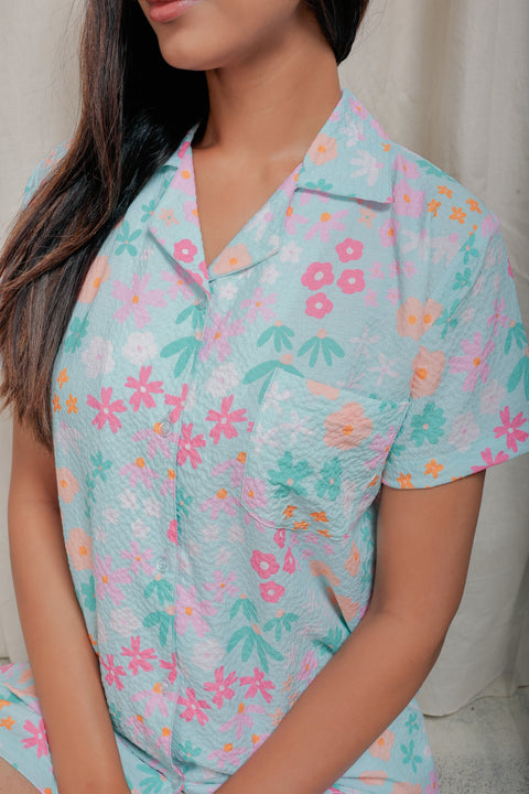 Summer Bloom Shorts Set House of Comfort