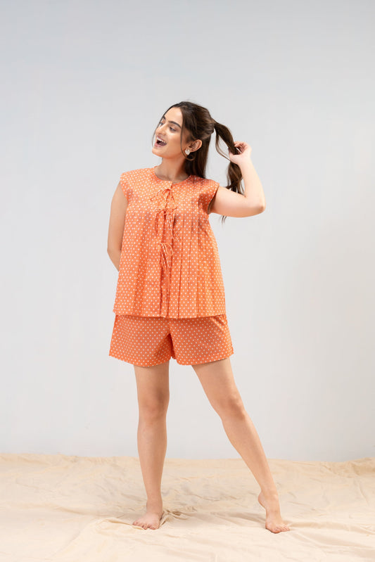 Sunny Dots Shorts Set House of Comfort