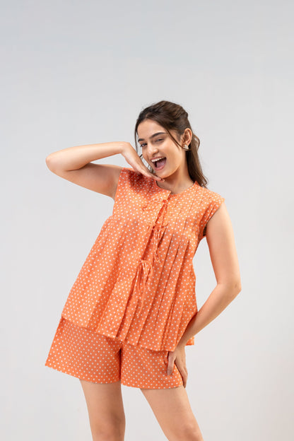 Sunny Dots Shorts Set House of Comfort