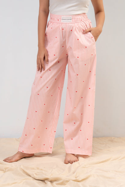 Sweetheart Stripe Pajamas House of Comfort