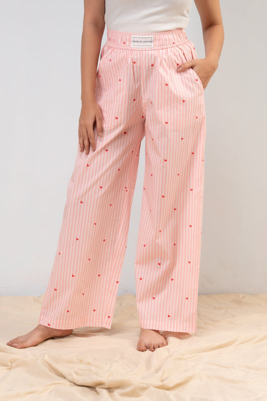 Sweetheart Stripe Pajamas House of Comfort