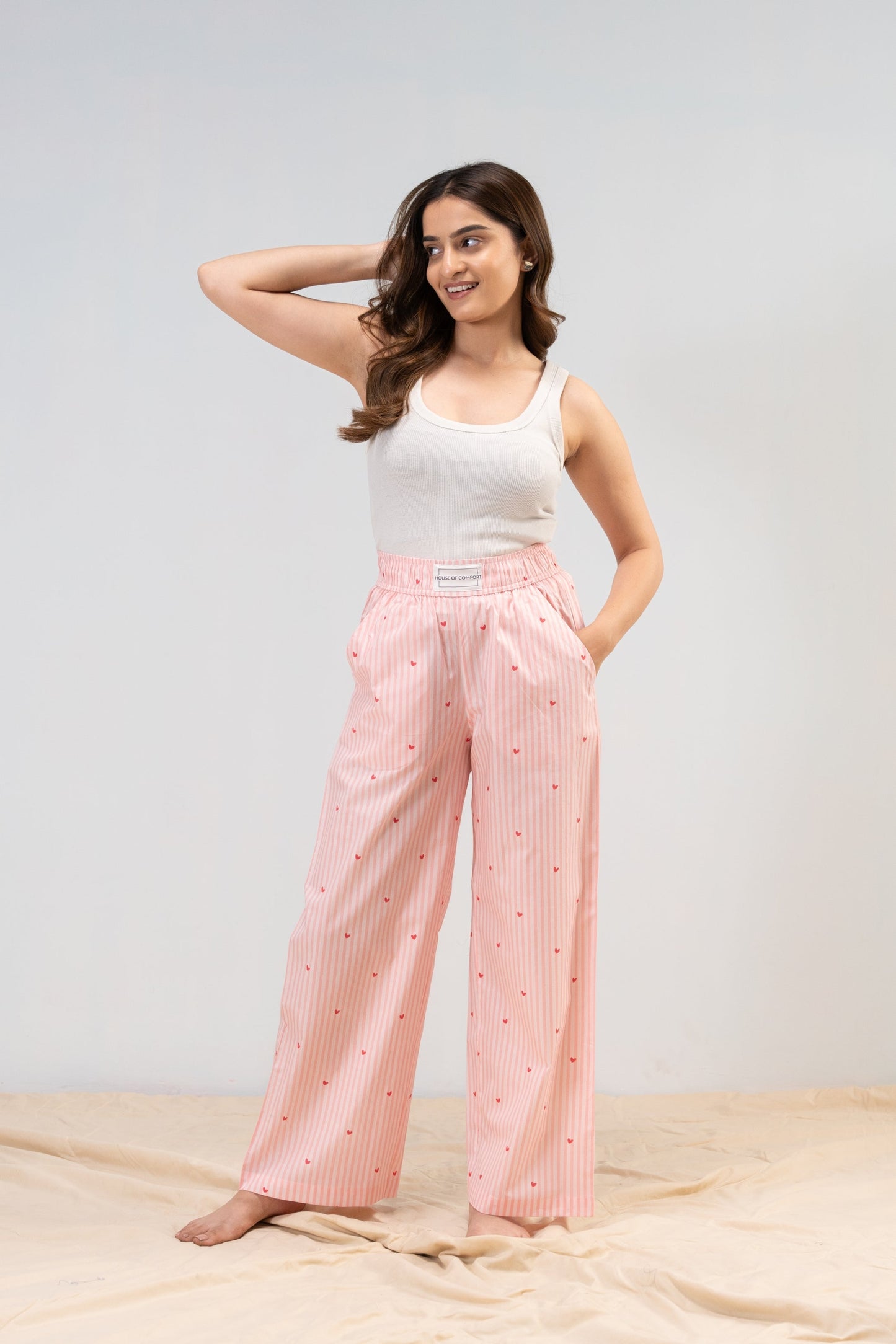 Sweetheart Stripe Pajamas House of Comfort