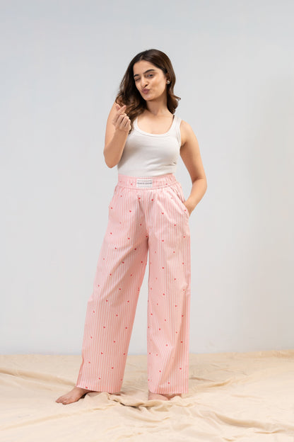 Sweetheart Stripe Pajamas House of Comfort