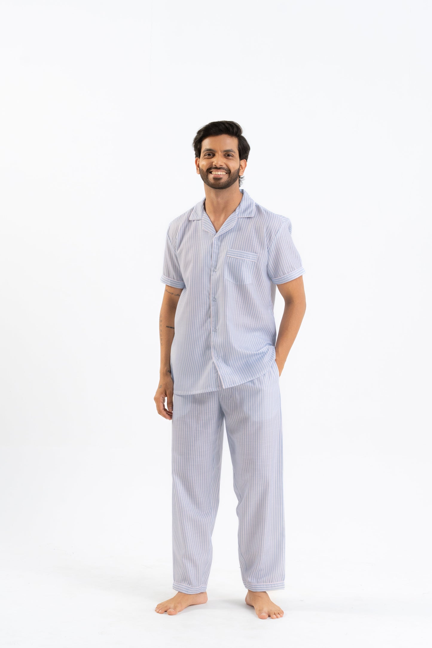 Classic Stripes PJ Set - Male thehouseofcomfort