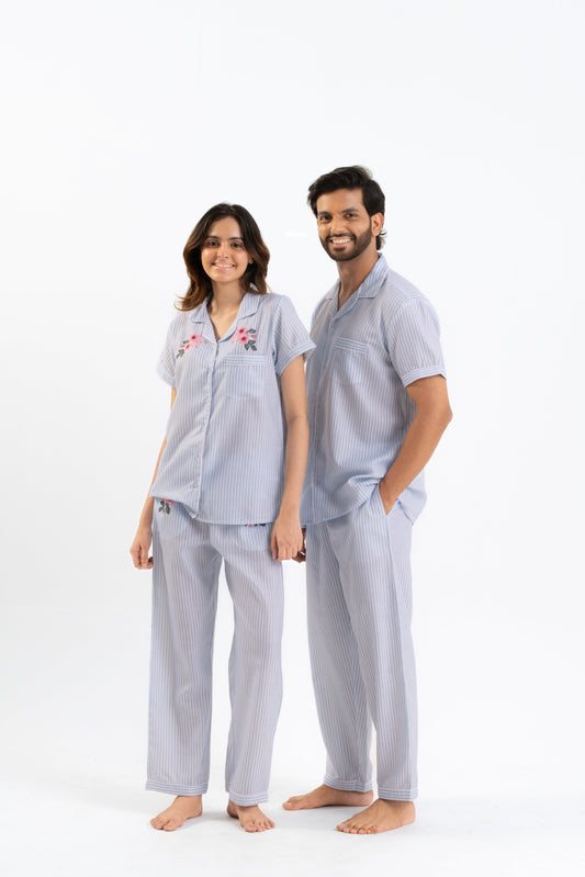 Classic Stripes PJ Set - Male thehouseofcomfort