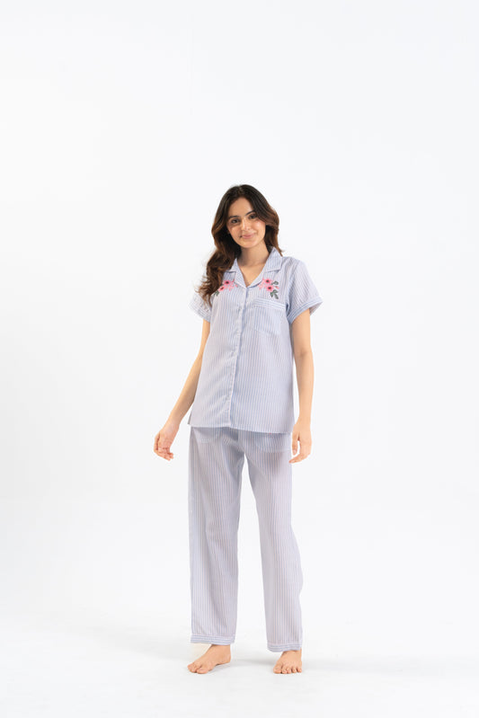 Classic Stripes PJ Set - Female thehouseofcomfort