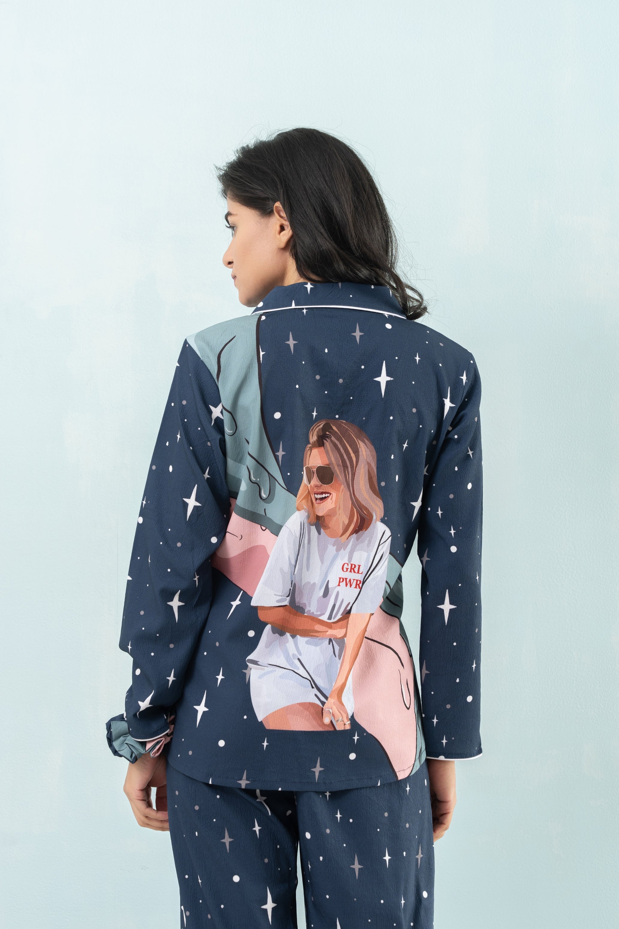 The Girl in Galaxy PJ Set House of Comfort