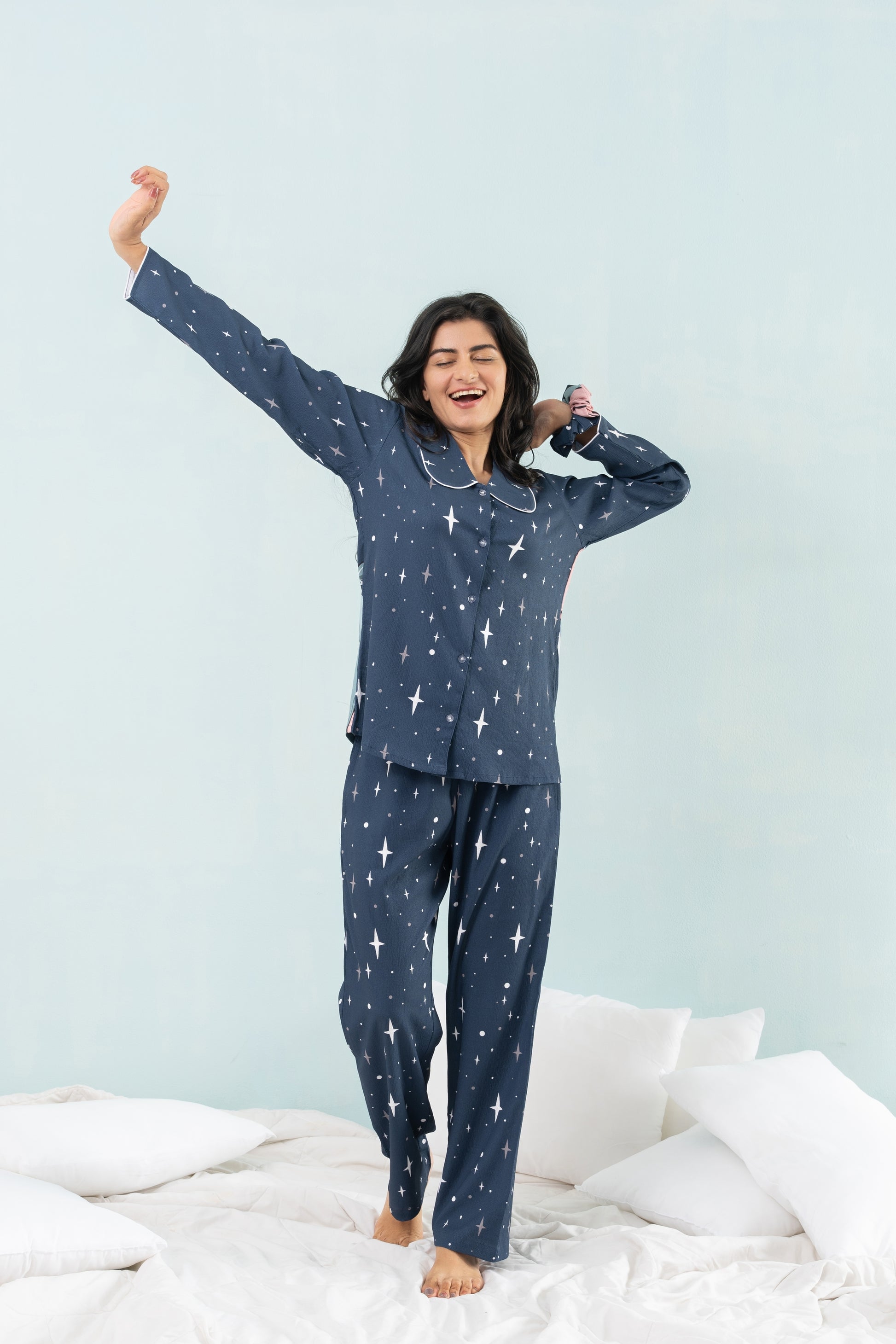 The Girl in Galaxy PJ Set House of Comfort