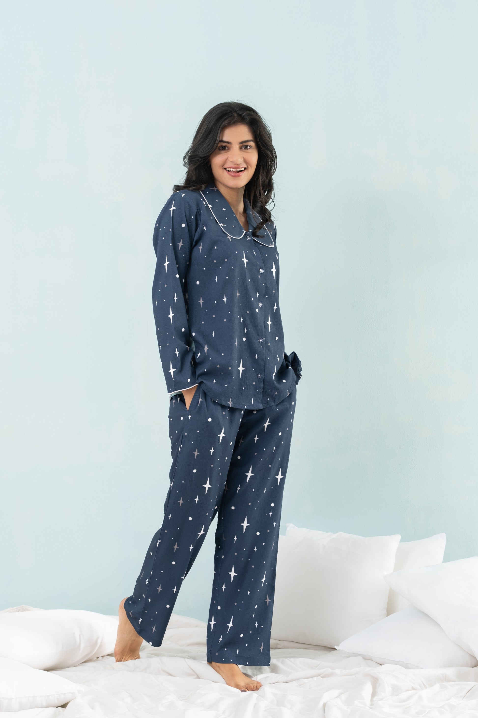 The Girl in Galaxy PJ Set House of Comfort