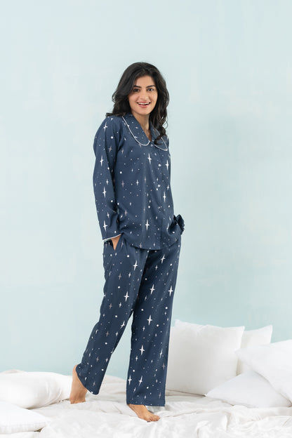 The Girl in Galaxy PJ Set House of Comfort