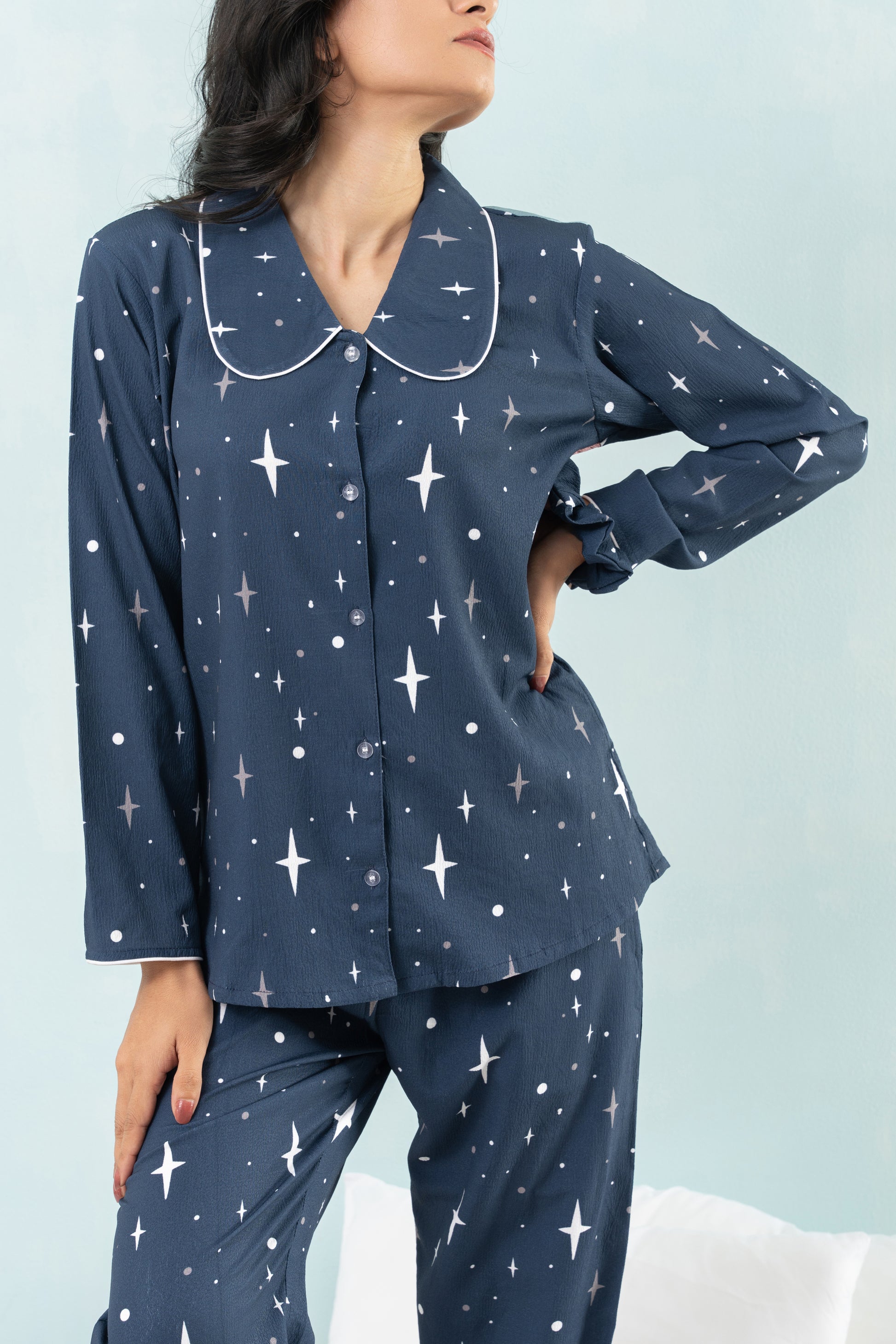 The Girl in Galaxy PJ Set House of Comfort