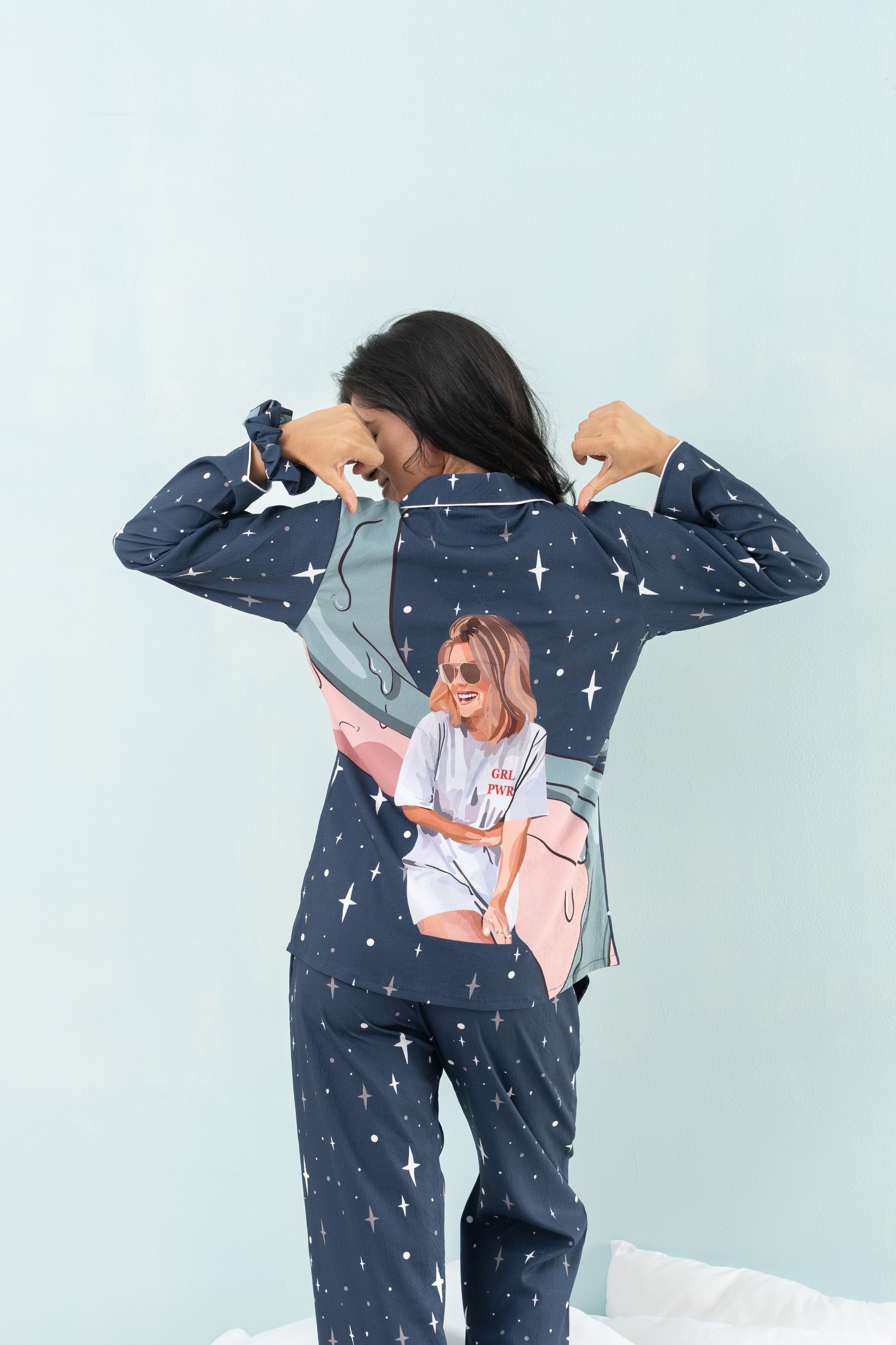 The Girl in Galaxy PJ Set House of Comfort