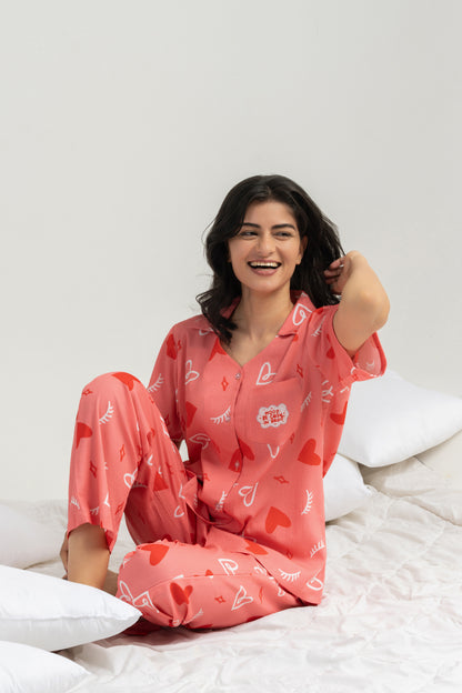 The Love Me Pastels PJ Set House of Comfort
