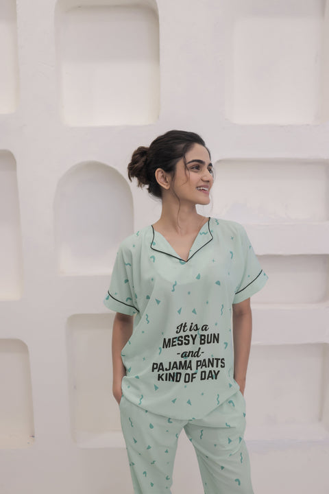The Messy Bun for the Win PJ Set House of Comfort