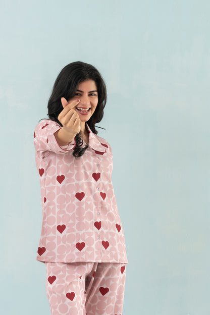 The Red Heart PJ Set House of Comfort