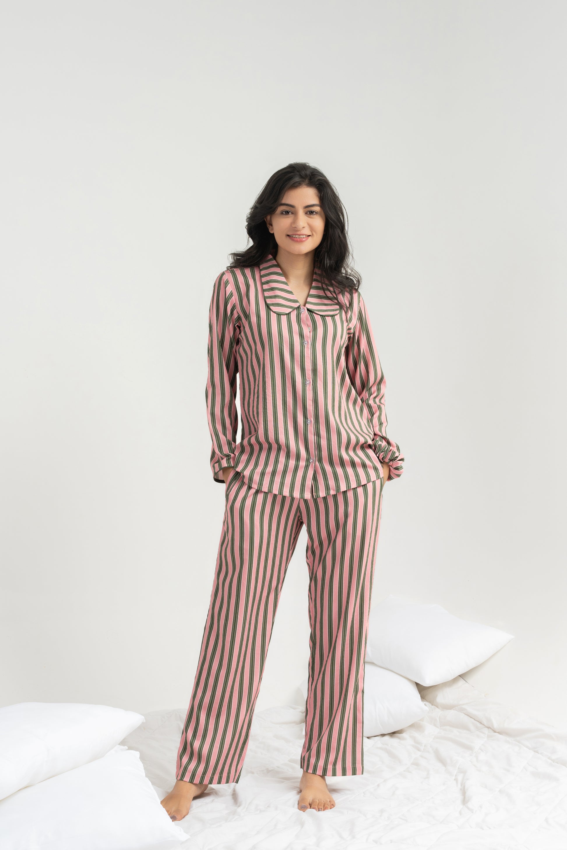 The Striped Vows PJ Set House of Comfort