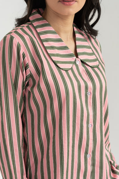 The Striped Vows PJ Set House of Comfort