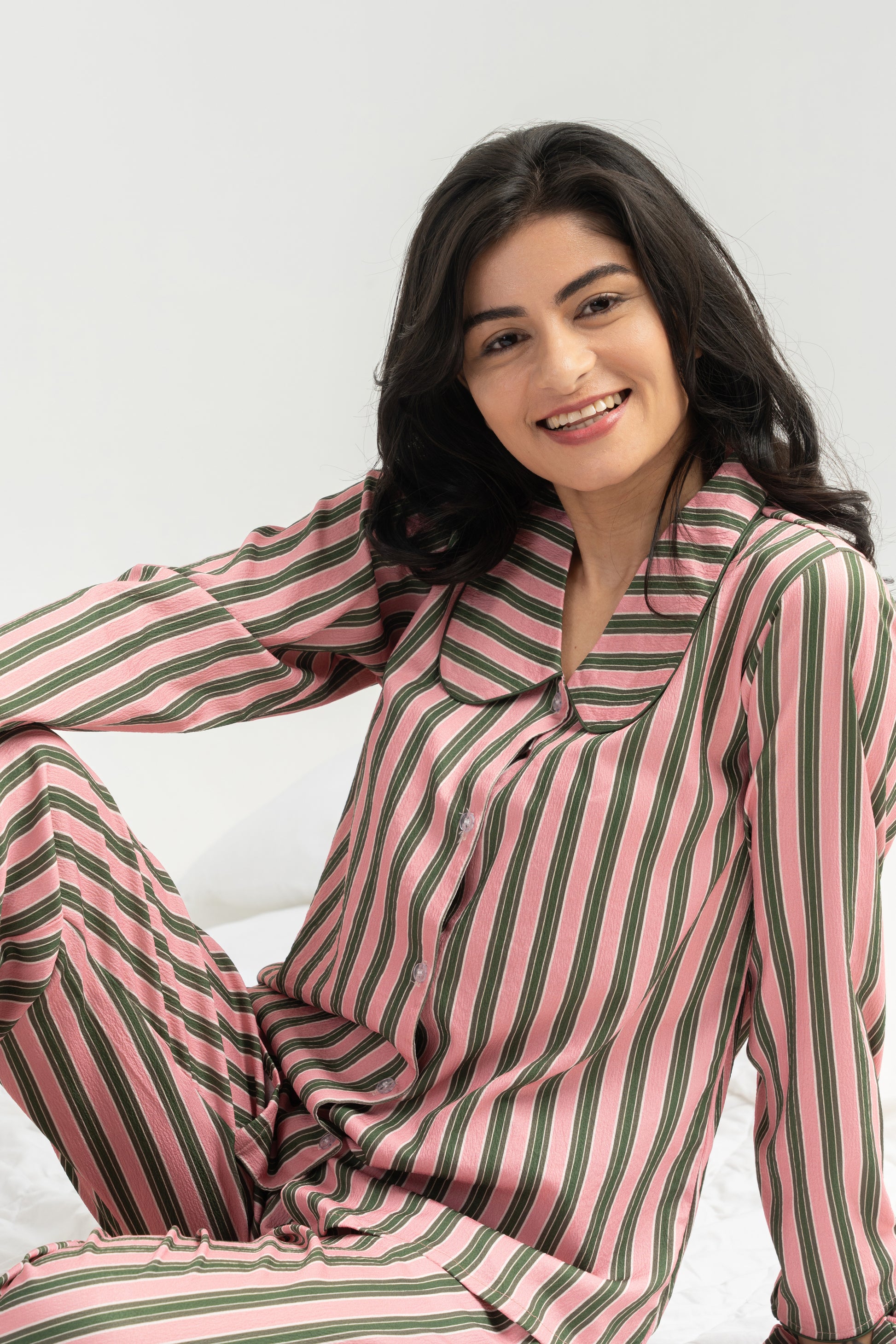 The Striped Vows PJ Set House of Comfort