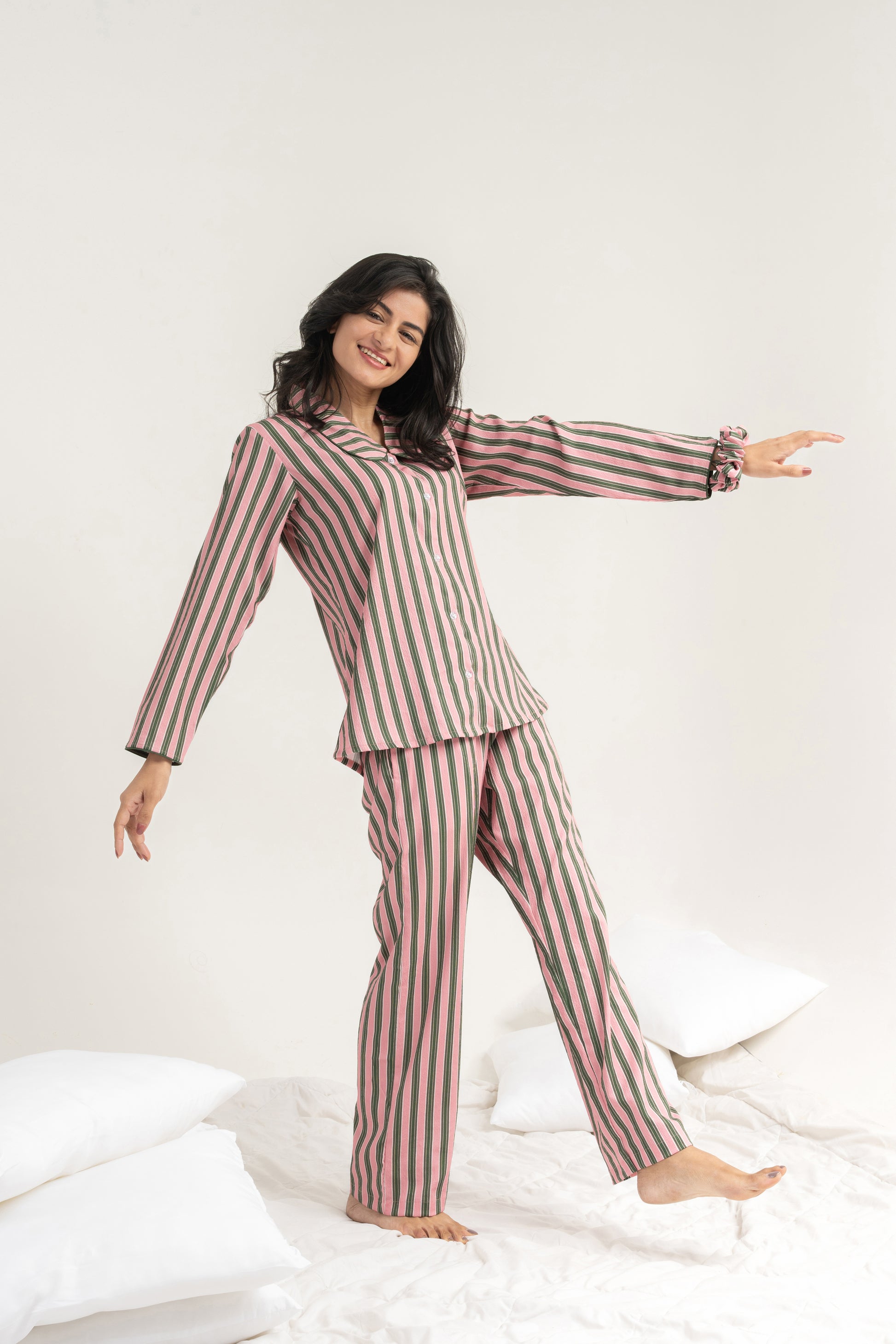 The Striped Vows PJ Set House of Comfort