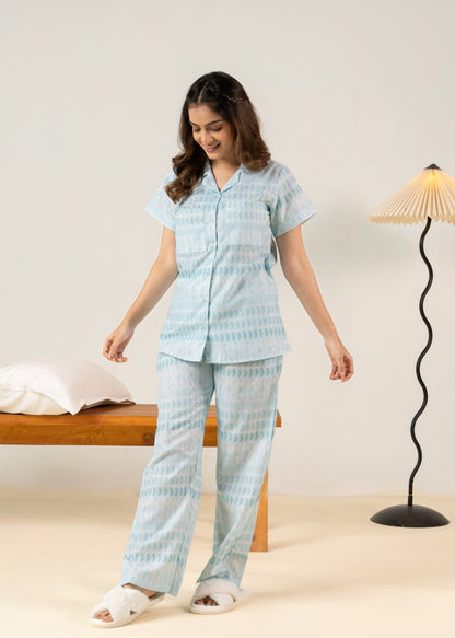 Twilight Tones Braless PJ Set House of Comfort