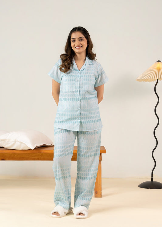 Twilight Tones Braless PJ Set House of Comfort