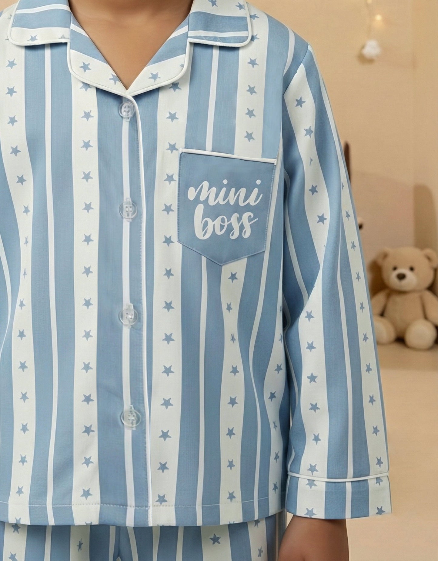 Mini Boss PJ Set House of Comfort