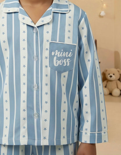 Mini Boss PJ Set House of Comfort