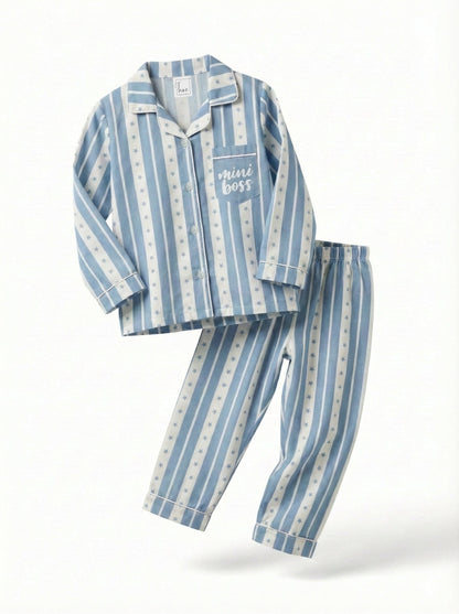 Mini Boss PJ Set House of Comfort