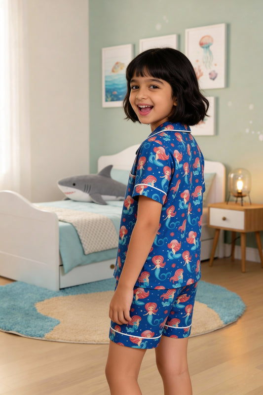 Mystical Mermaid Shorts Set House of Comfort