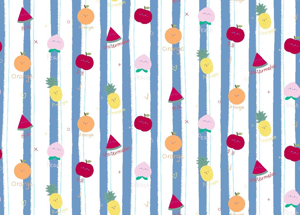 Fruit Printed PJ Set thehouseofcomfort