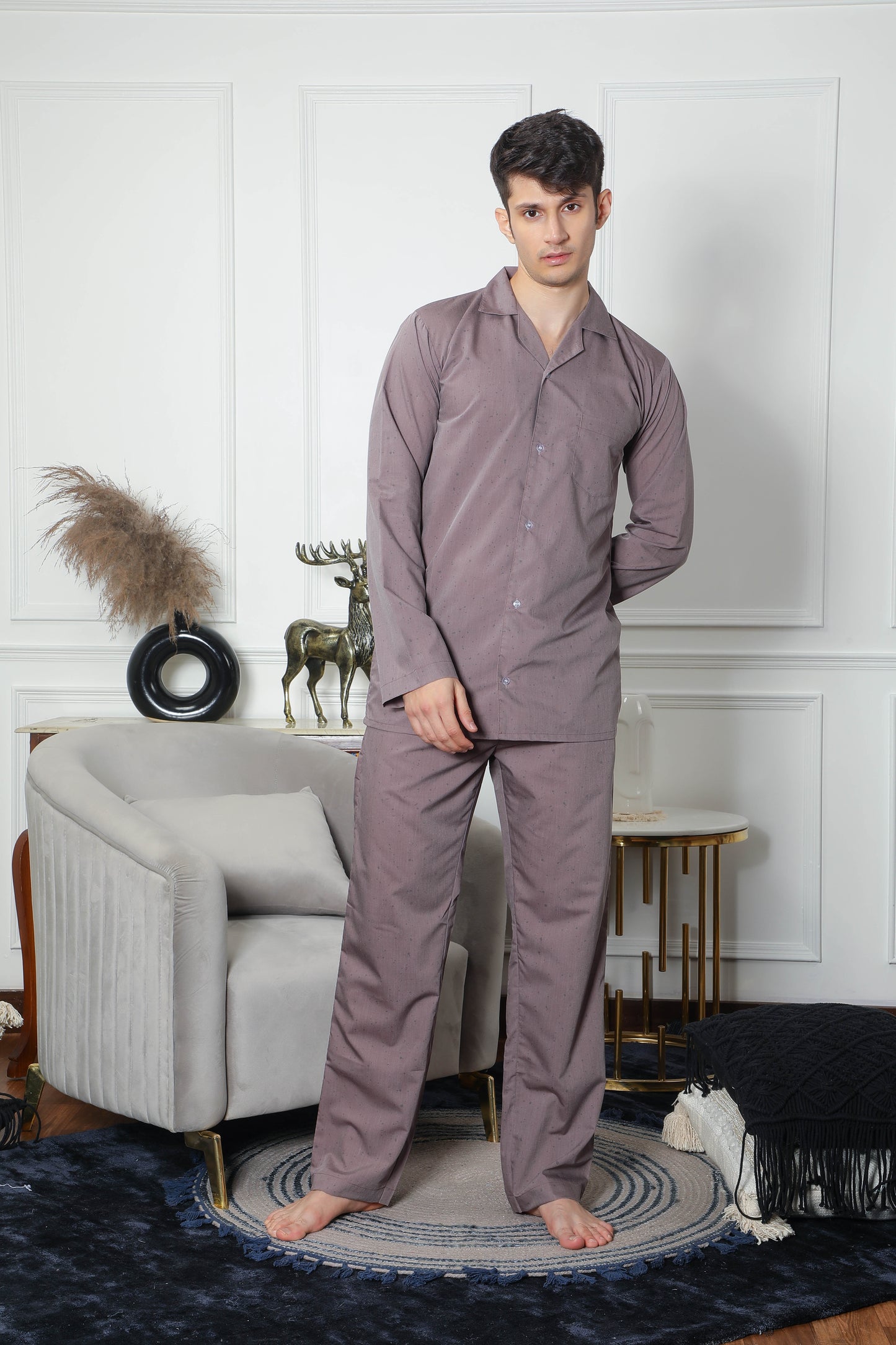 Personalised Couple PJ Set- Male thehouseofcomfort