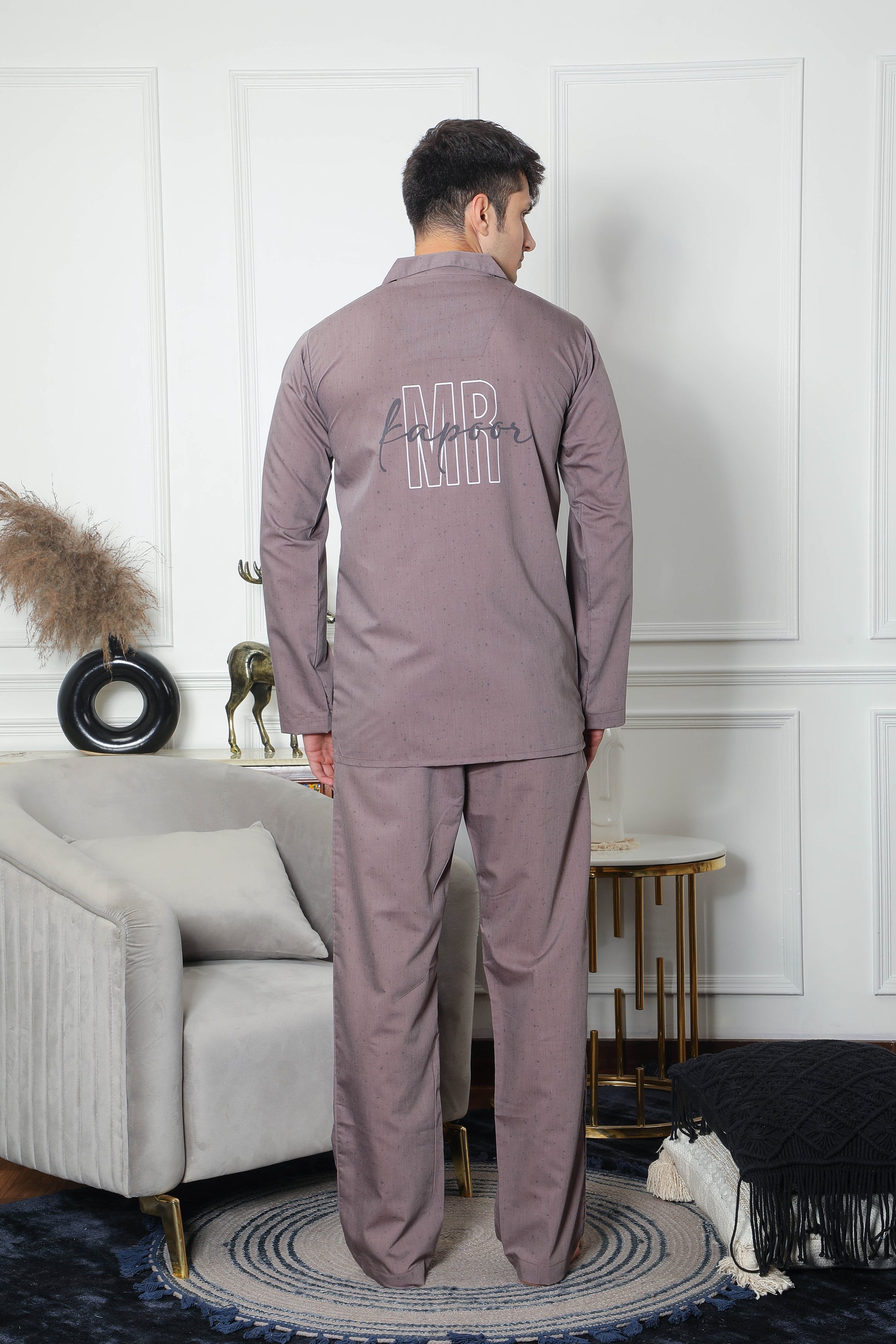 Personalised Couple PJ Set- Male thehouseofcomfort