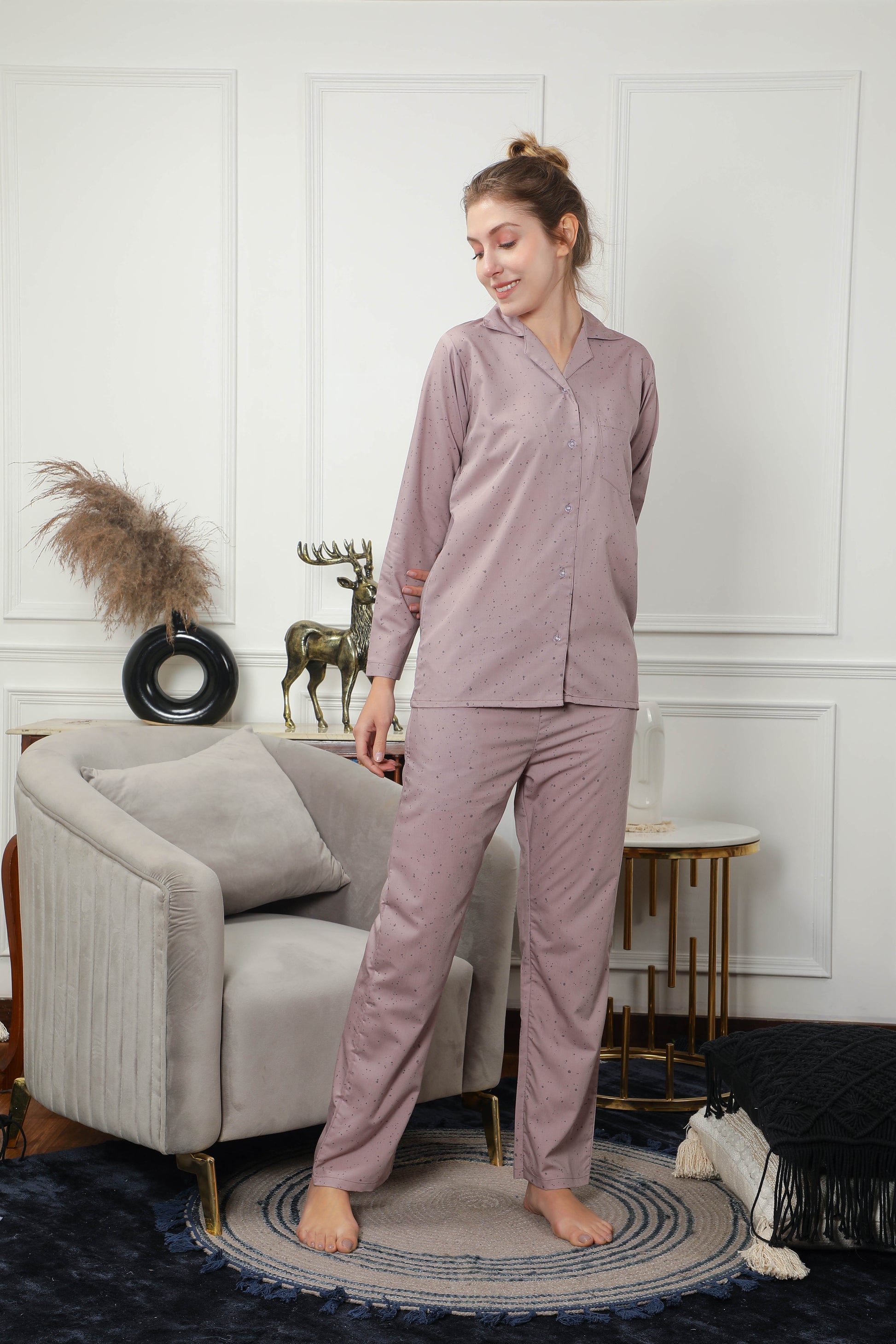 Personalised Couple PJ Set Female – House of Comfort