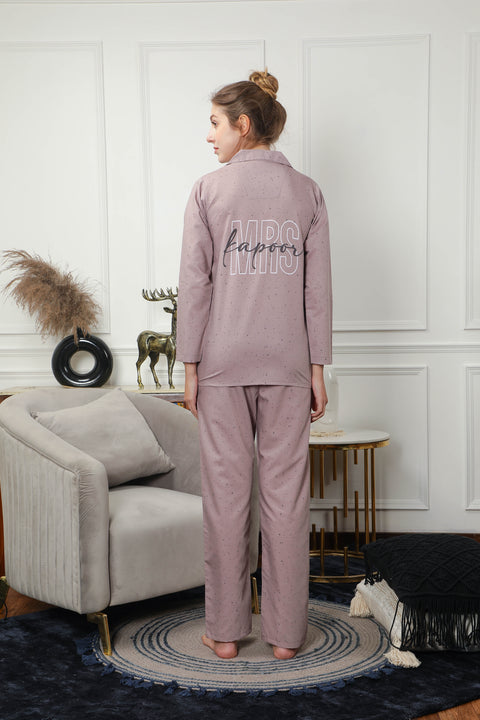 Personalised Couple PJ Set- Female thehouseofcomfort