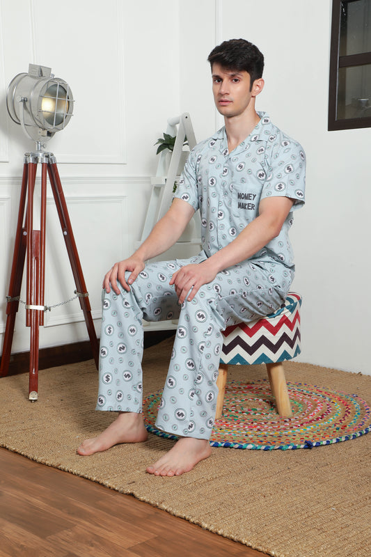 Money Maker PJ Set- Male thehouseofcomfort