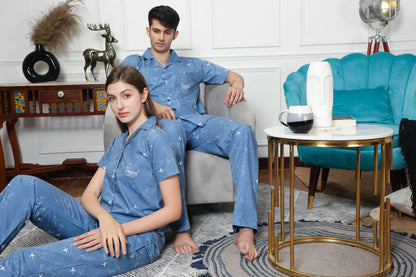 The Travellers Couple PJ Set- Male thehouseofcomfort